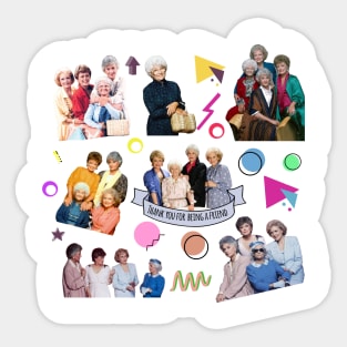 golden girls Sticker